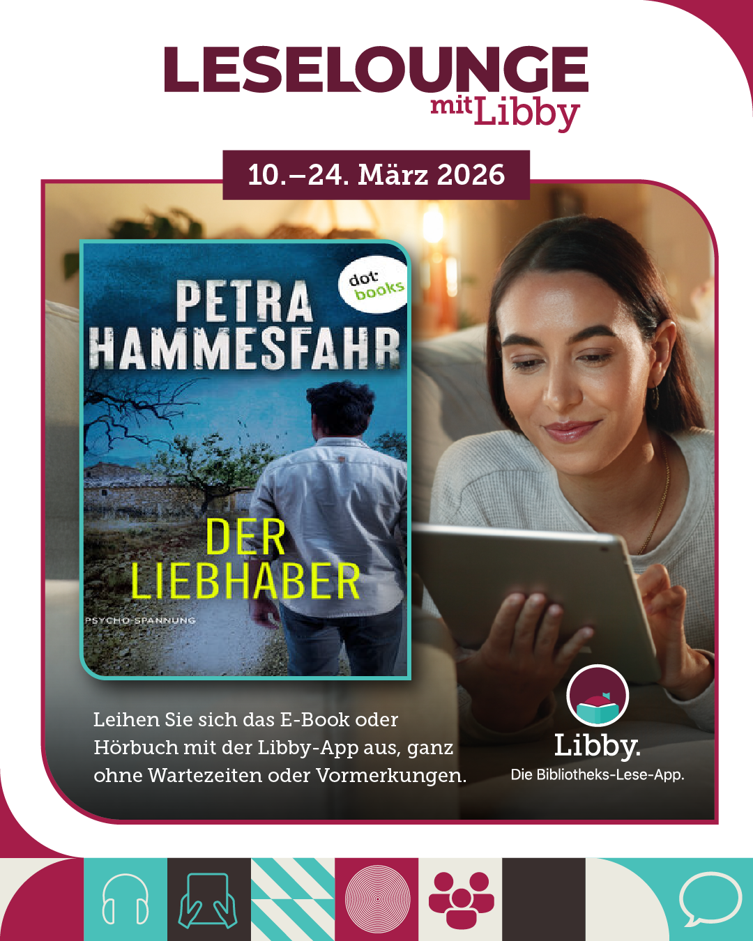 Leselounge mit Libby (c) OverDrive